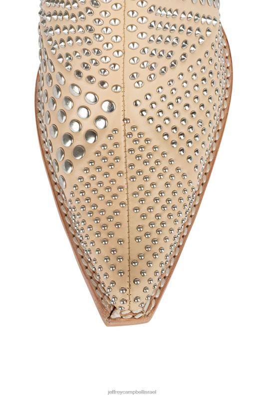 il Jeffrey Campbell studd-lo מגפי קרסול נשים כסף טבעי NN6N6573