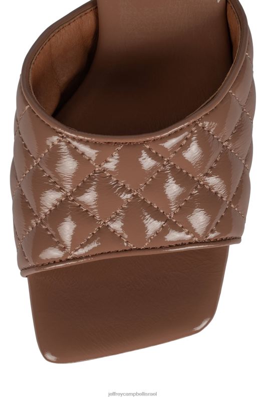 il Jeffrey Campbell מר-ביג-ש סנדל עם עקבים נשים פטנט tan crinkle NN6N61642