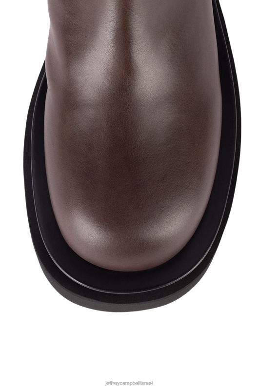 il Jeffrey Campbell tanked-kh מגפיים מברך עד ירך נשים חום NN6N6738