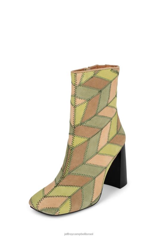 il Jeffrey Campbell vers-pw מגפי קרסול נשים זמש פסטל מולטי NN6N6444