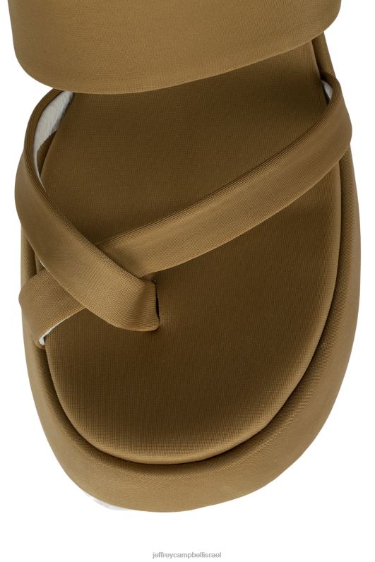 il Jeffrey Campbell vibe-2 סנדל פלטפורמה נשים ניאופרן שזוף מאובק NN6N61145