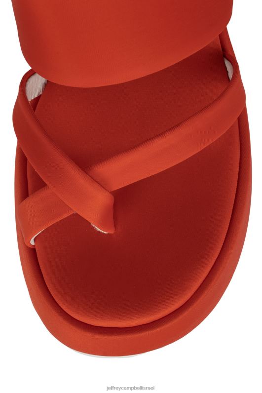 il Jeffrey Campbell vibe-2 סנדל פלטפורמה נשים ניאופרן כתום NN6N61146