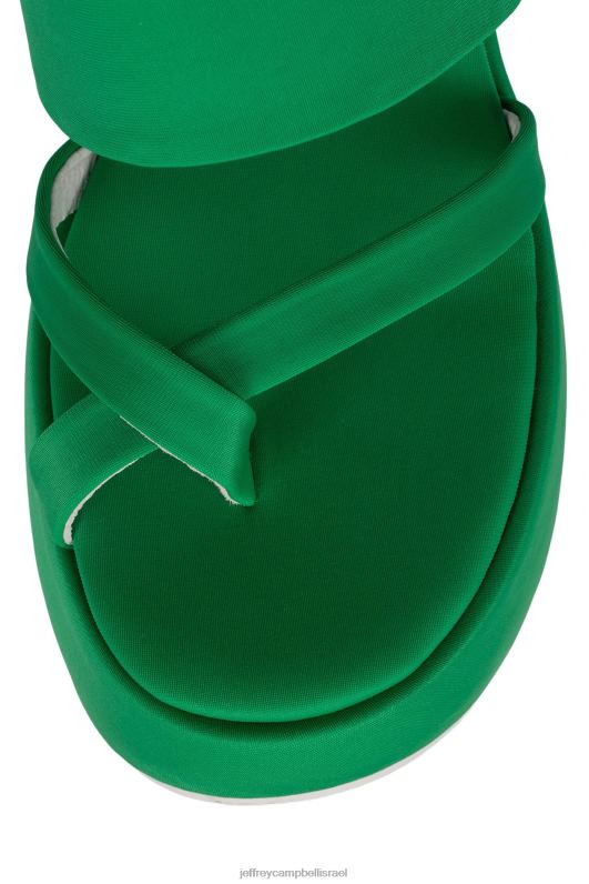 il Jeffrey Campbell vibe-2 סנדל פלטפורמה נשים ניאופרן ירוק NN6N61147