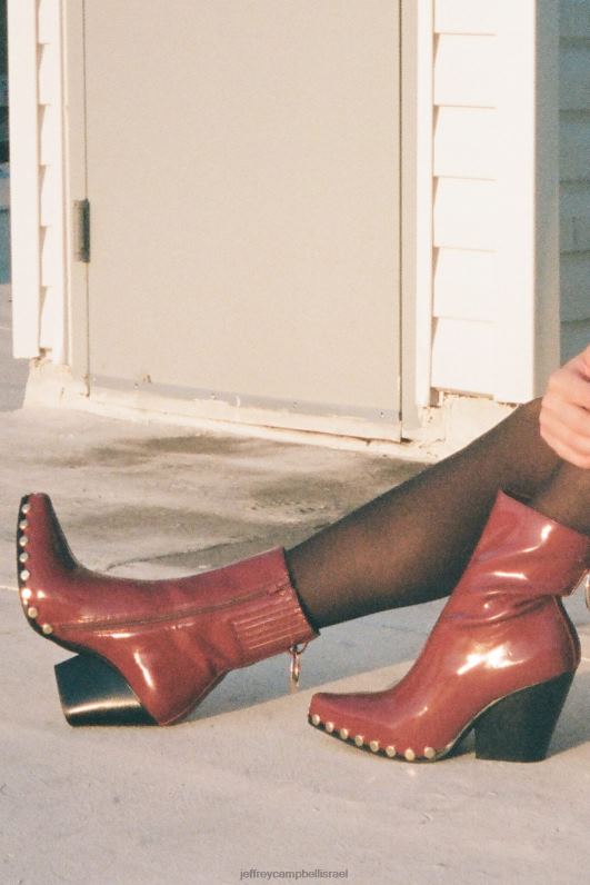 il Jeffrey Campbell walton-sr2 מגפי קרסול נשים כסף חאקי כהה NN6N6548