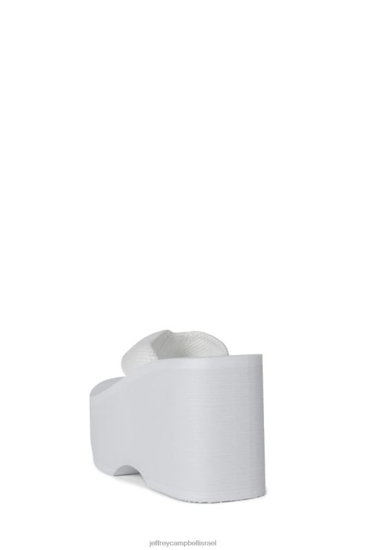 il Jeffrey Campbell wavin סנדל פלטפורמה נשים לבן NN6N6150