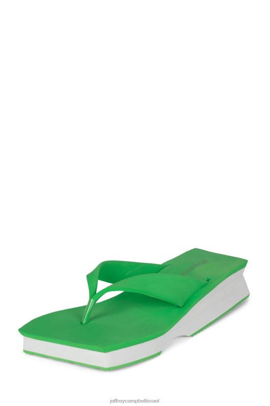 il Jeffrey Campbell y2k סנדל פלטפורמה נשים ירוק לבן NN6N61200