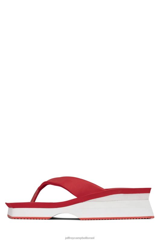 il Jeffrey Campbell y2k סנדל פלטפורמה נשים אדום לבן NN6N61201