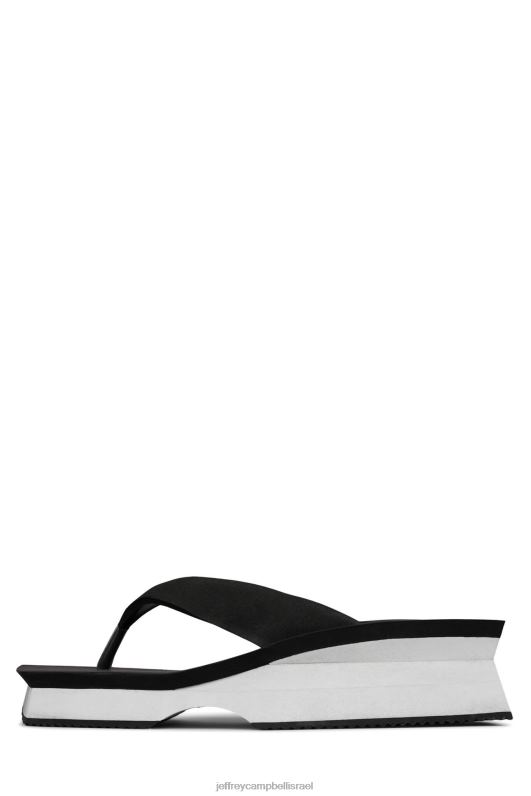 il Jeffrey Campbell y2k סנדל פלטפורמה נשים לבן שחור NN6N61202