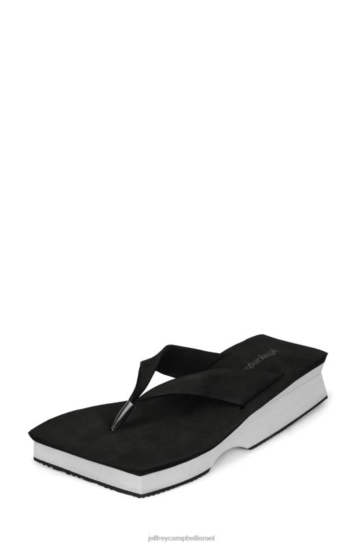 il Jeffrey Campbell y2k סנדל פלטפורמה נשים לבן שחור NN6N61202