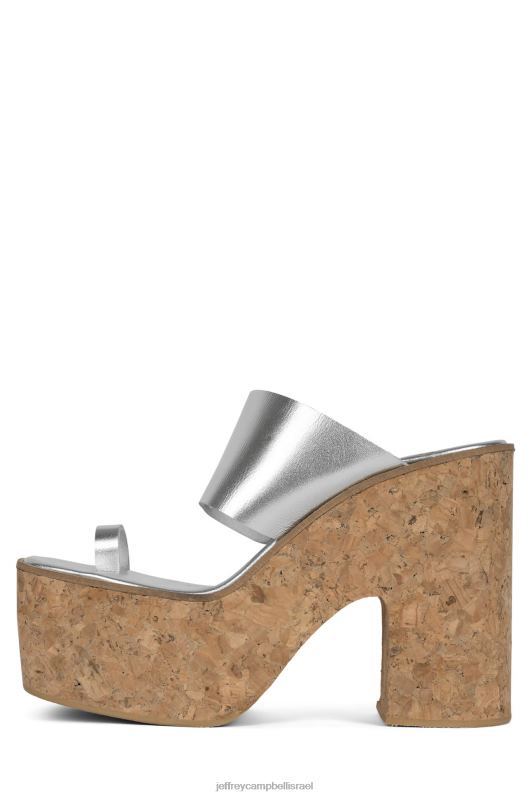 il Jeffrey Campbell yesmina-st סנדל פלטפורמה נשים כסף NN6N61142