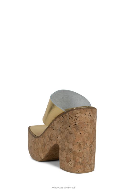 il Jeffrey Campbell yesmina-st סנדל פלטפורמה נשים זהב NN6N61143